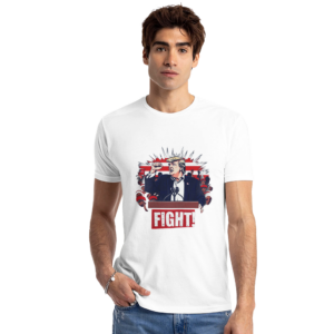 Bold Trump ‘Fight!’ – Limited Edition Iconic Rally Design | T-shirt unisexe ras du cou | Next Level N6210