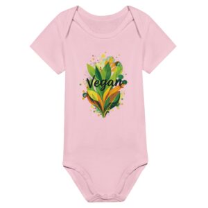 Vegan | Grenouillère bébé classique à manches courtes