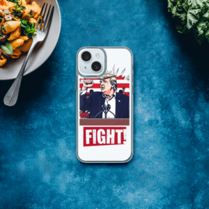 Bold Trump ‘Fight!’ – Limited Edition Iconic Rally Design | Coque transparente