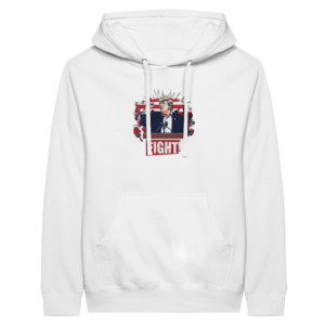 Bold Trump ‘Fight!’ Sweat à capuche unisexe premium