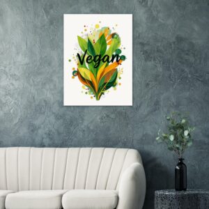 Vegan | Poster qualité musée en papier mat