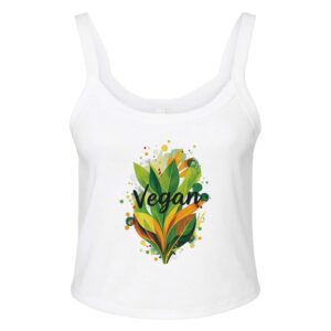 Vegan | Débardeur femme micro-côtelé Scoop | Bella + Canvas 1012BE
