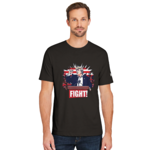 Bold Trump ‘Fight!’ – Limited Edition Iconic Rally Design | T-shirt d’athlétisme homme ras du cou | Under Armour 1383264