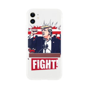 Bold Trump ‘Fight!’ – Limited Edition Iconic Rally Design | Coque transparente