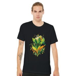 Vegan | T-shirt unisexe premium ras du cou | Bella + Canvas 3001