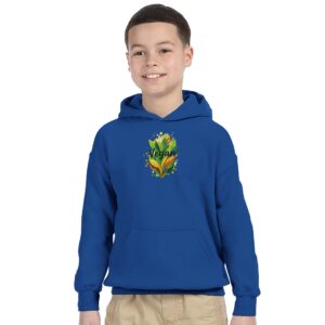 Vegan | Sweat à capuche enfant classique | Gildan 18500B