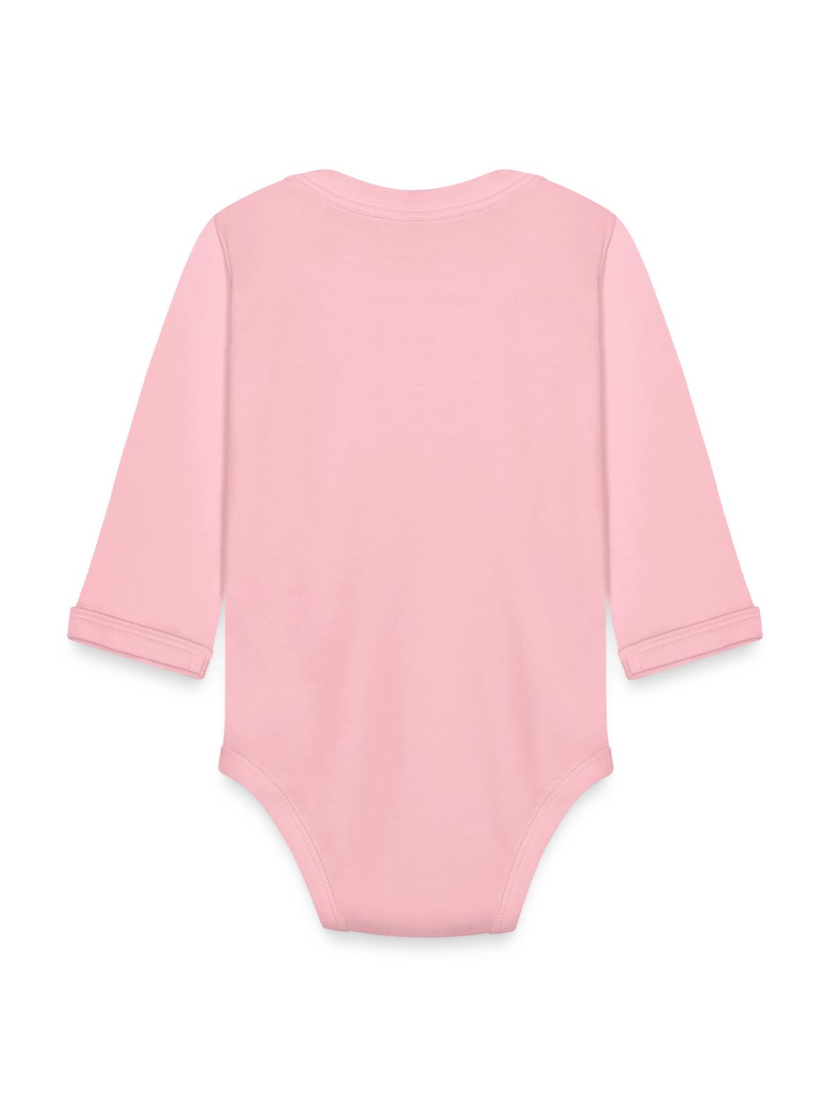 Organic Zen Cat Long Sleeve Baby Bodysuit - Cute Design - Image 3