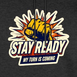 Stay Ready Fist Power Move Men’s Hoodie