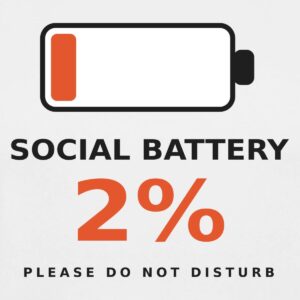 Social Battery 2% Men’s Performance T-Shirt