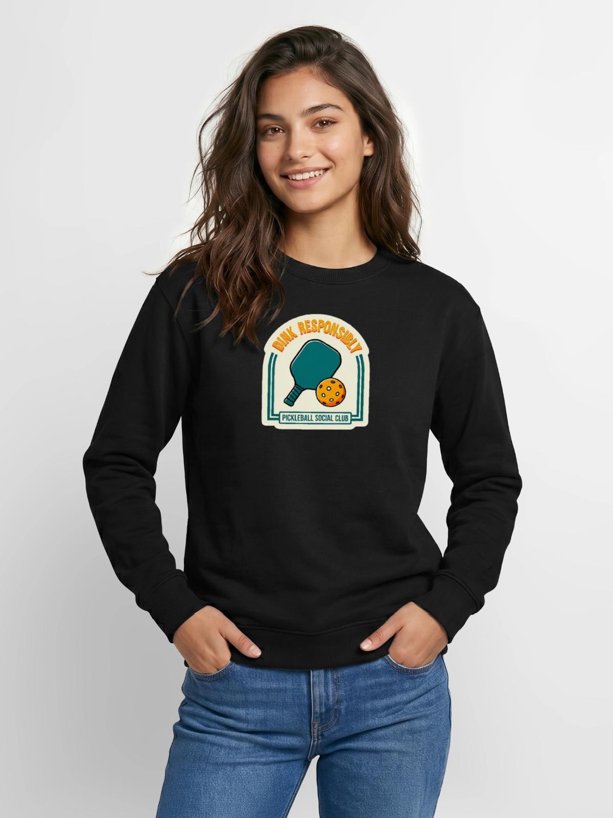 Drink Responsibly Pickleball Club Crewneck Sweatshirt - Image 4