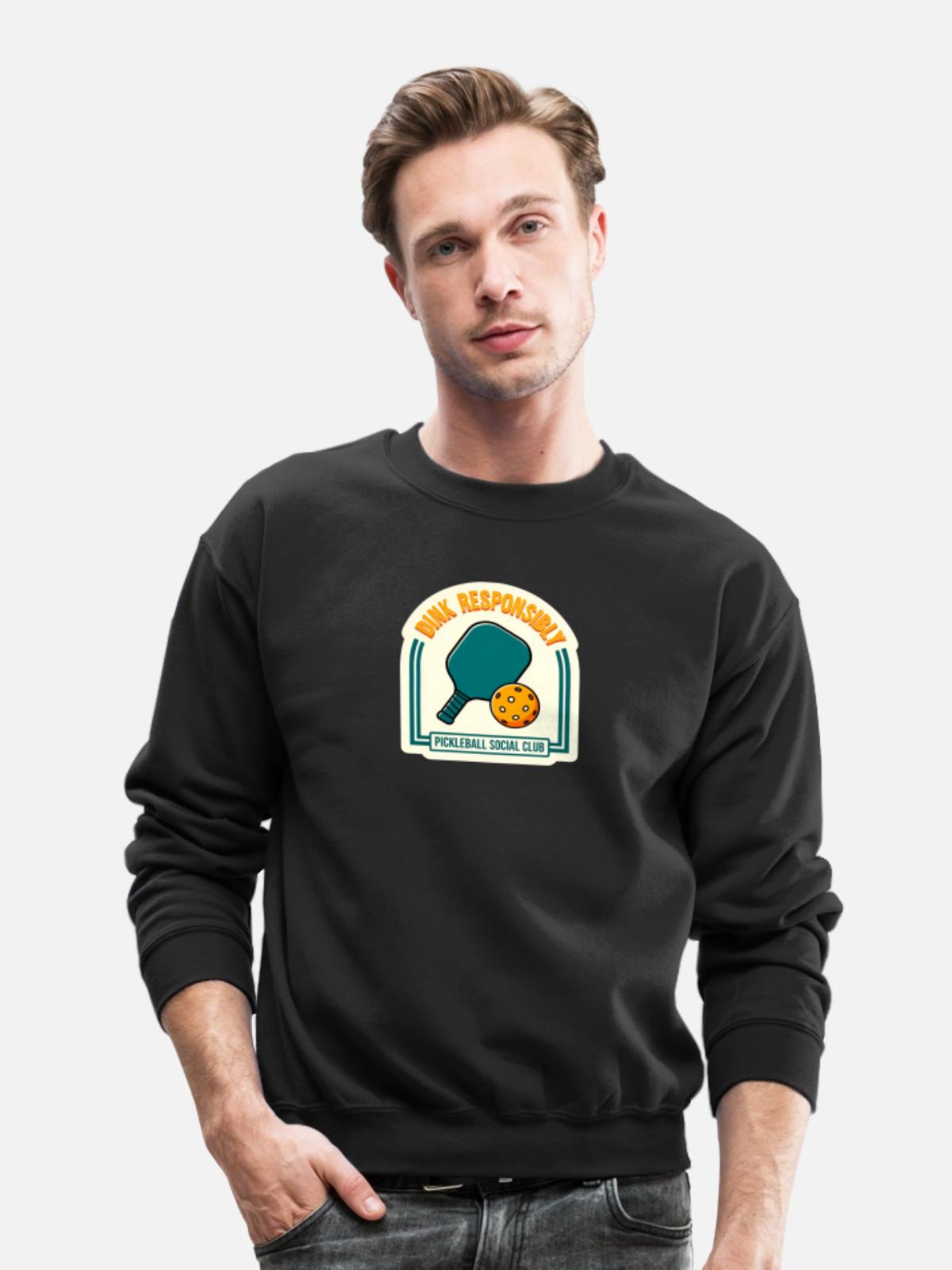 Drink Responsibly Pickleball Club Crewneck Sweatshirt - Image 6