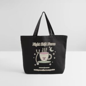 Night Shift Nurse Coffee Tote Bag – Eco-Friendly