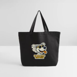 Funny Dog Calls Shotgun Eco Cotton Tote Bag