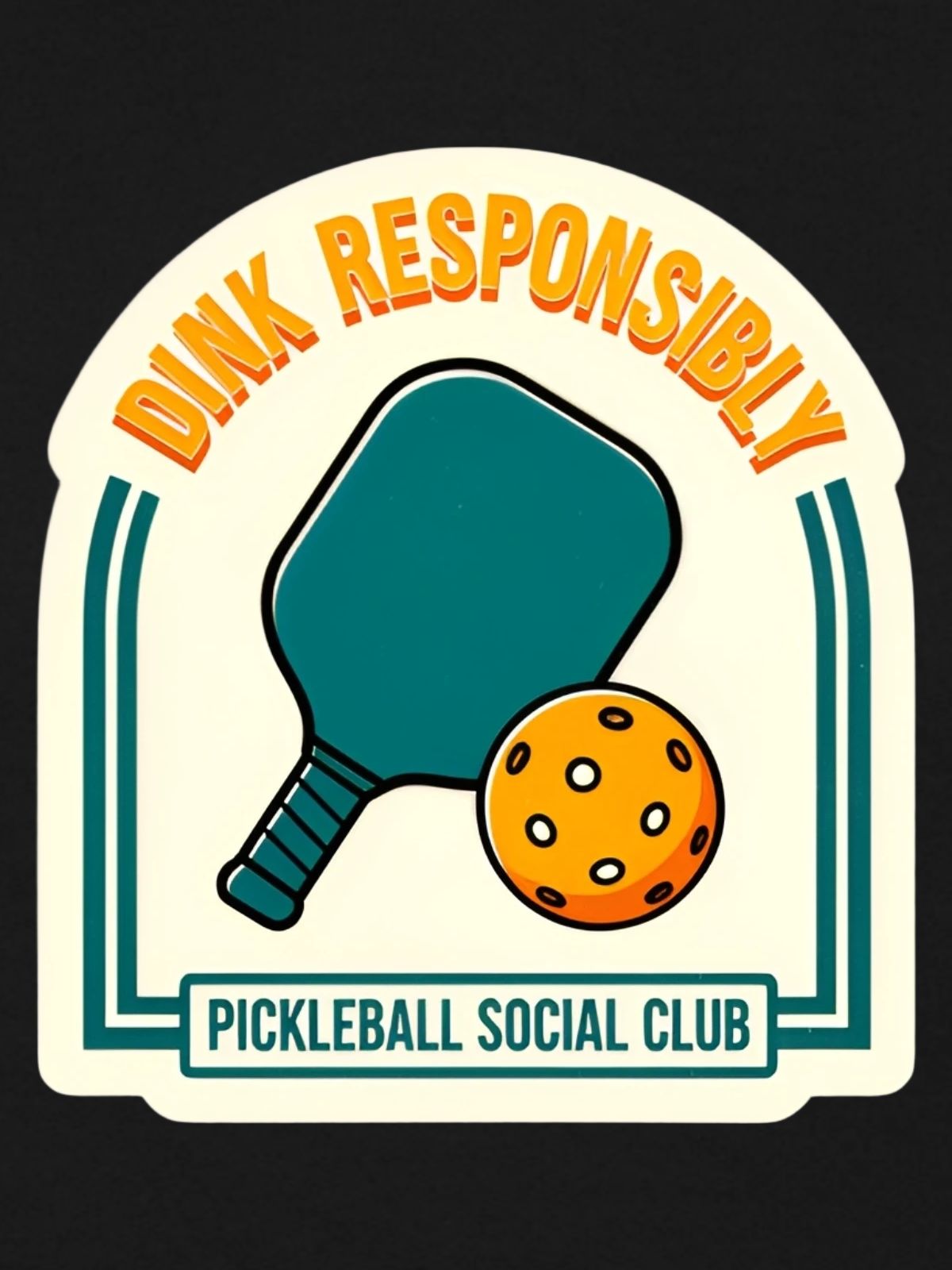 Drink Responsibly Pickleball Club Crewneck Sweatshirt - Image 2