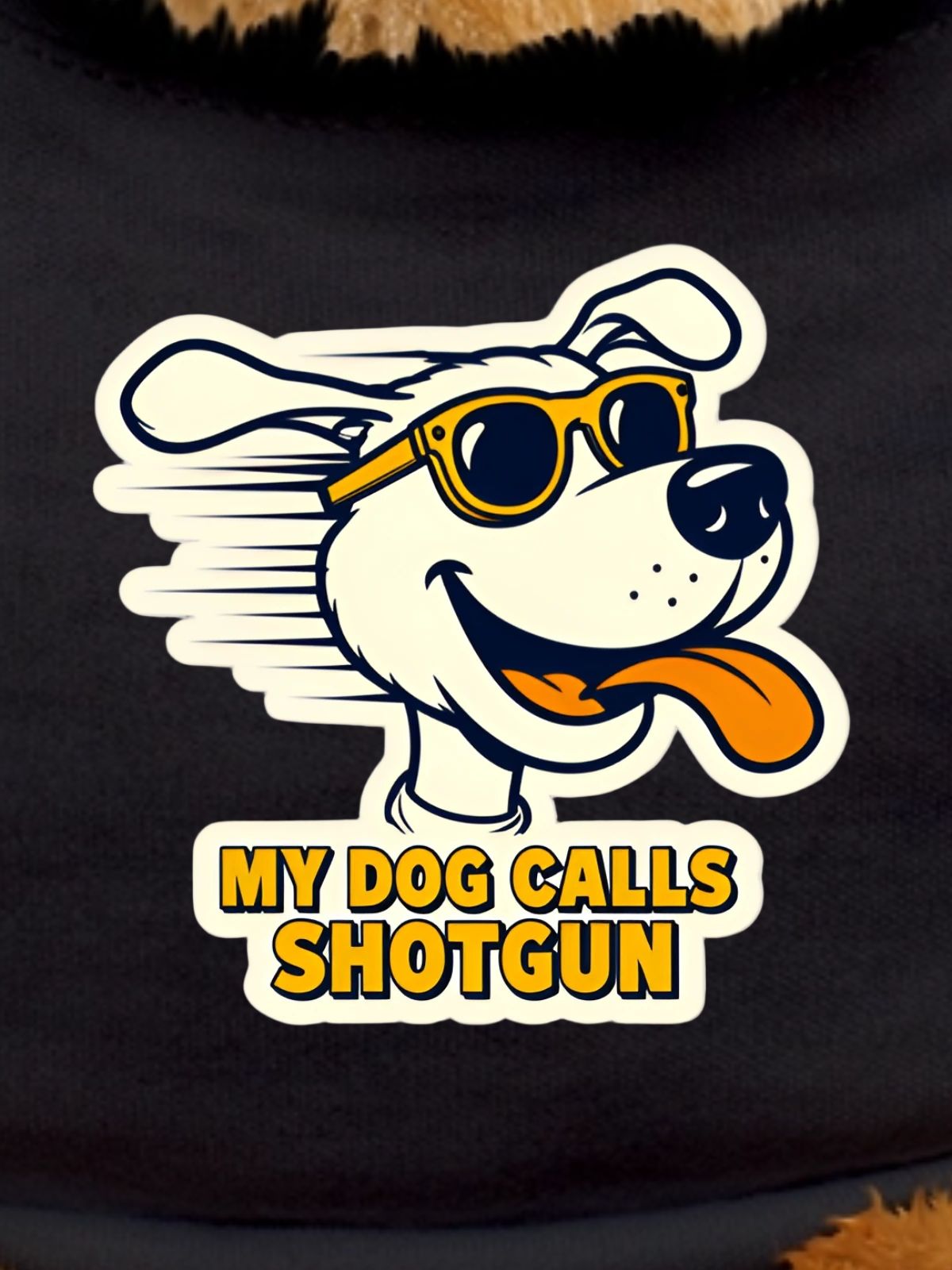 My Dog Calls Shotgun Cartoon Teddy Bear - Image 2
